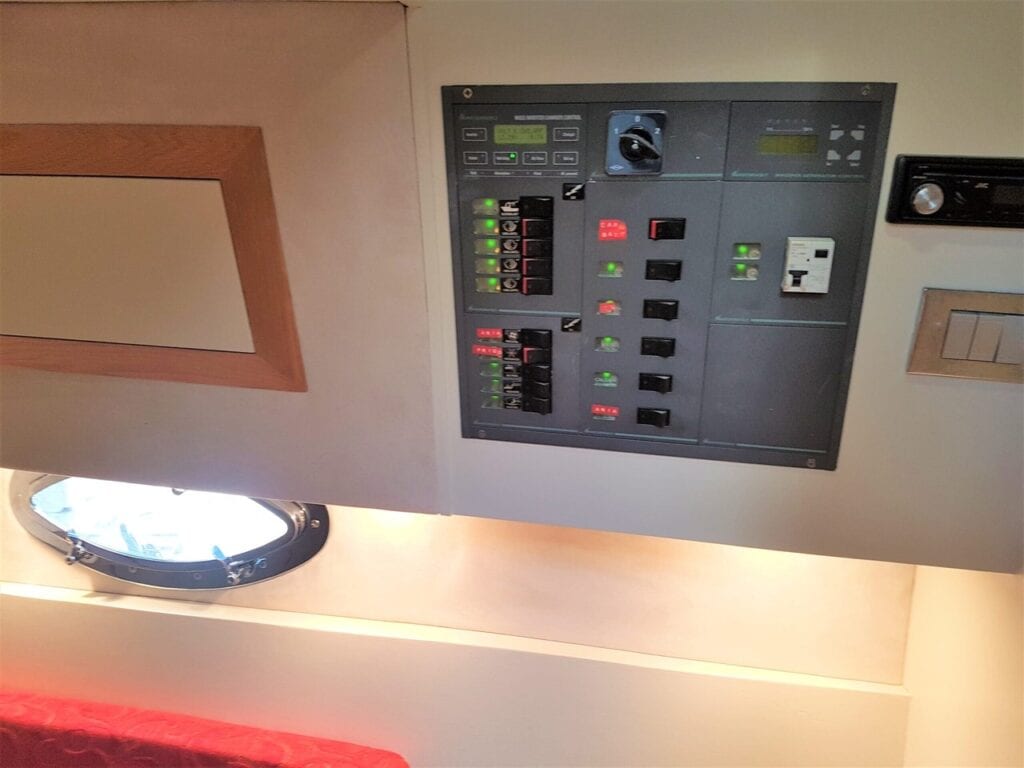 Final wiring stage of the electrical system